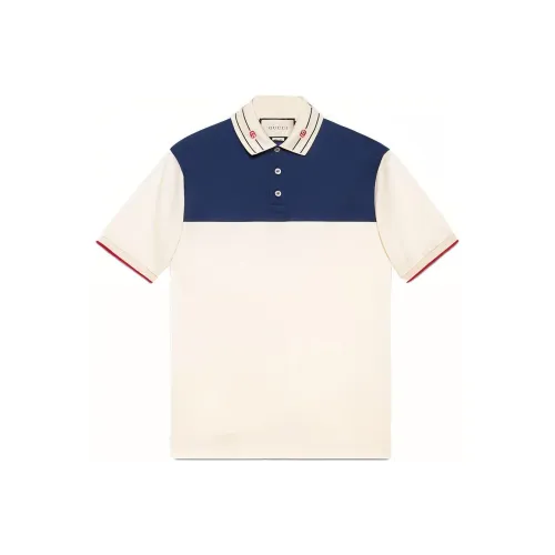 GUCCI SS21 Polo Shirt Men's Beige