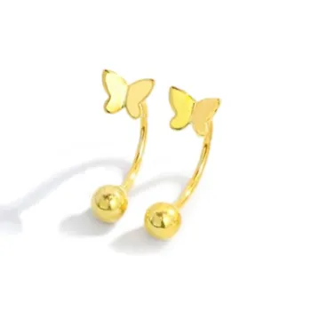 SHEEHHYY Alloy Stud Earrings Women's