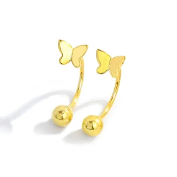 SHEEHHYY Alloy Stud Earrings Women's-0