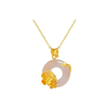 Celebrate The Great Blessing Chalcedony Necklaces Women's