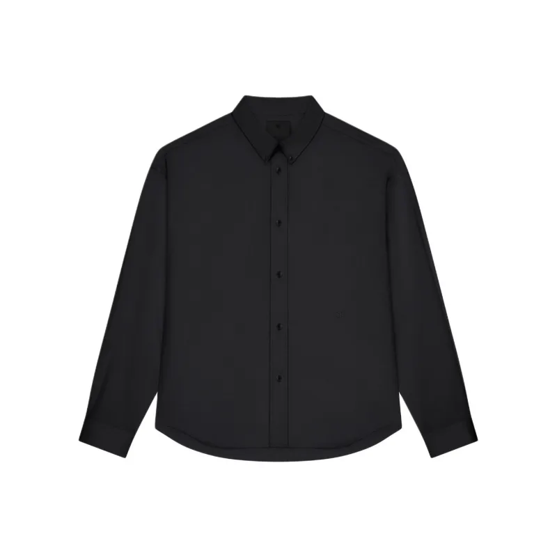 GIVENCHY SS24 Shirt In Poplin Shirt Men's Black-0