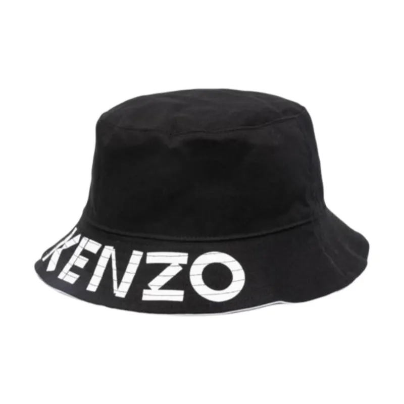 KENZO Logo Printed Bucket Hat-3