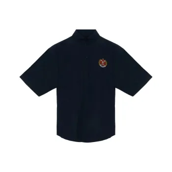 Balenciaga Shirts Men Dark Blue