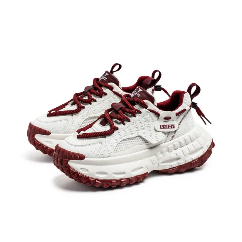 HACKBUTEER Low Top Chunky Sneakers Men's Box Included-9