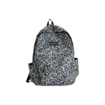 FREEHIKE Canvas Backpack Unisex Blue Leopard Print/White Milk/White Zebra Print