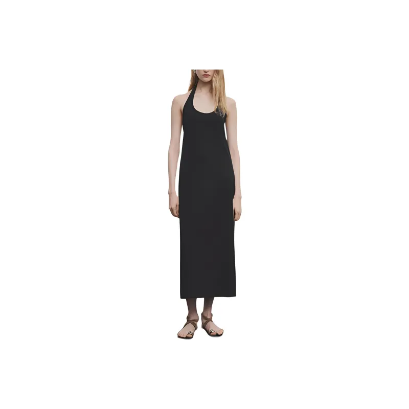 Massimo Dutti Sleeveless Dress Women's Black-2