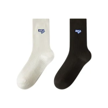 PLANDOO Mid Calf Socks Unisex 2 Pack