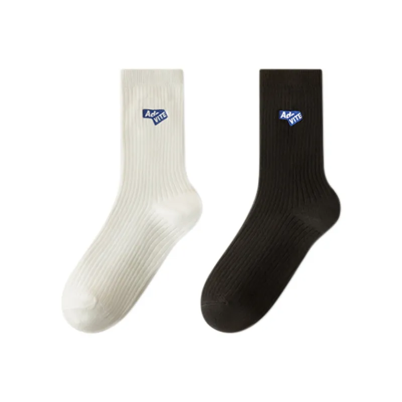PLANDOO Mid Calf Socks Unisex 2 Pack-0