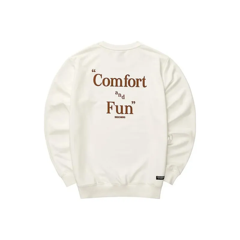 Skechers Sweatshirts Unisex Marshmallow White/0074-0