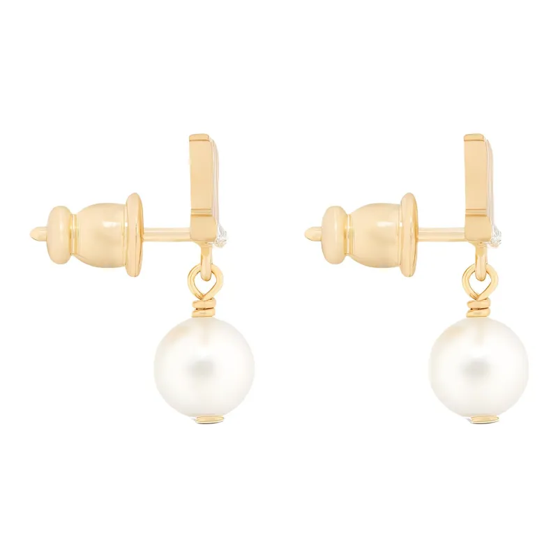 DIOR Metal Earrings Women's Gold-2
