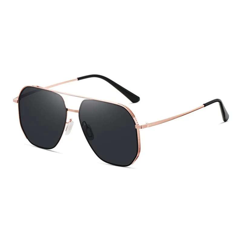 Yamaichi Maru Stainless Steel Irregular Shape Sunglasses Unisex-2