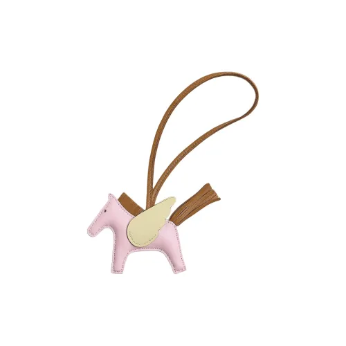 HERMES Rodeo Milo Lambskin With Swift Calfskin Bag Accessory Small Size Women
s Pink