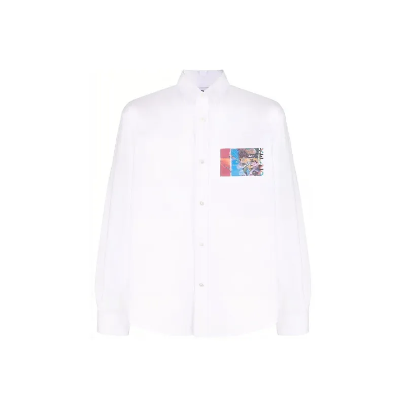 KENZO Graphic Printed Long Sleeved Shirt-0
