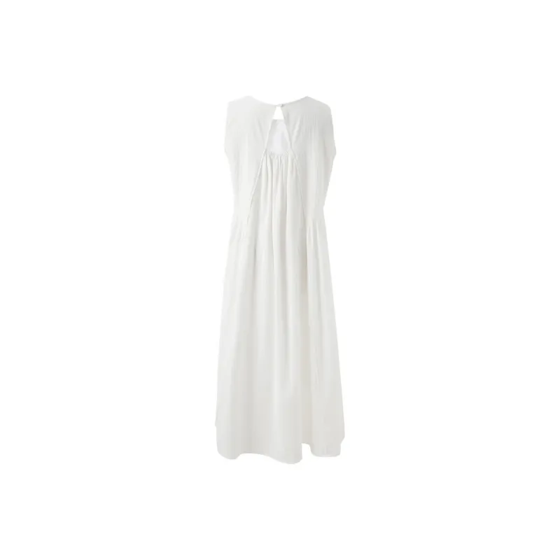3COLOUR Sleeveless Dress Women's Pearl White-1