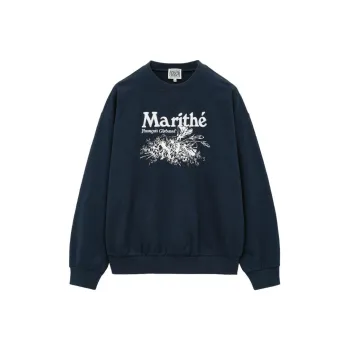 MARITHE FRANCOIS GIRBAUD SS24 Sweatshirt Unisex Marine Blue