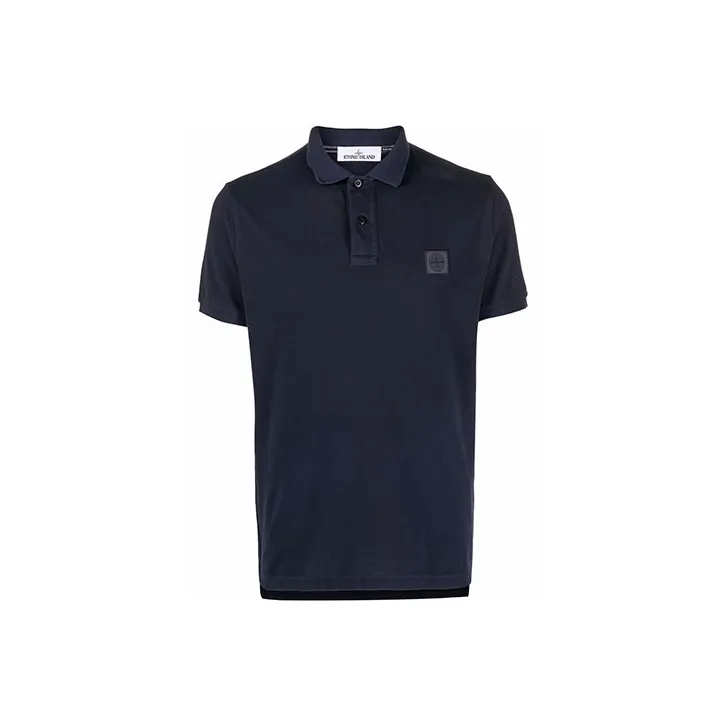 STONE ISLAND Polo Shirts Men Dark Blue-0