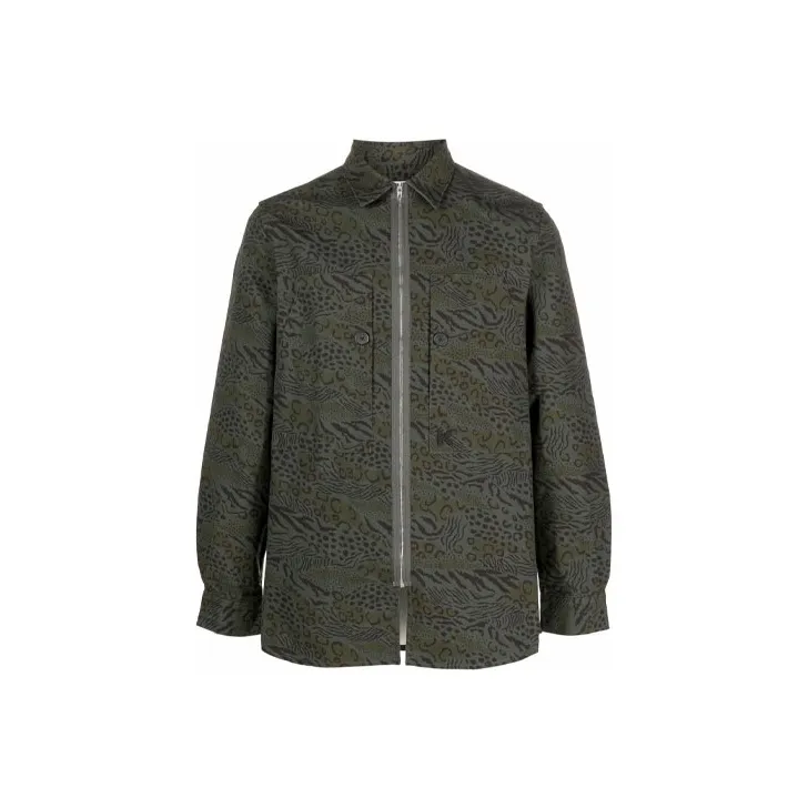 KENZO Shirts Men Green-0