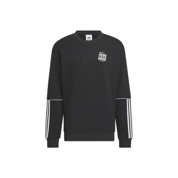 Adidas Originals DELUXE CREW Sweatshirt Men's Black