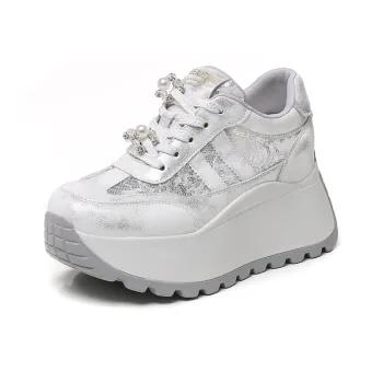 NRDROFFICIAL Cushioning Abrasion Resistant Breathable Low Top Chunky Sneakers Women's