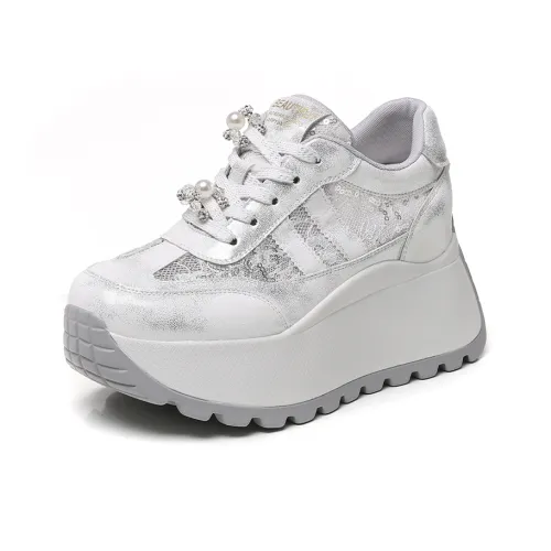 NRDROFFICIAL Cushioning Abrasion Resistant Breathable Low Top Chunky Sneakers Women's