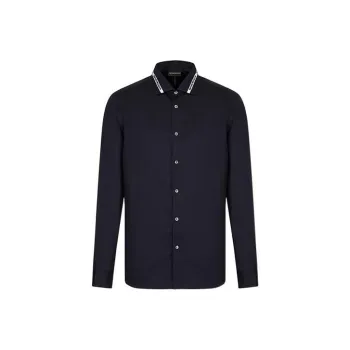 EMPORIO ARMANI SS22 Shirt Men's Navy Blue