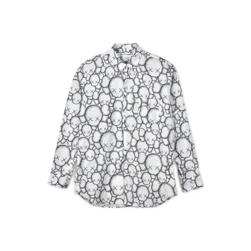 CDG 화이트 남녀공용 셔츠