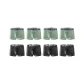 8 Pack (Mint Green 4+Black 4)