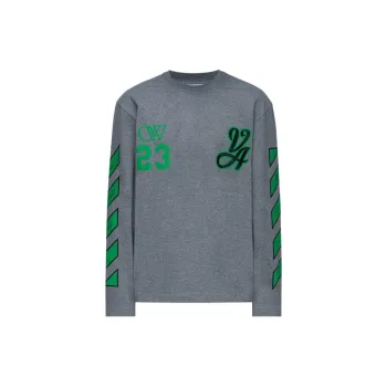 OFF WHITE 23 Varsity Skate Long Sleeve Tee '/'