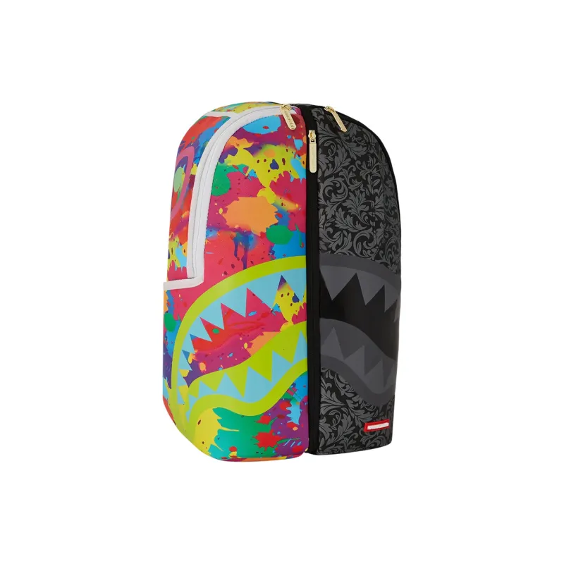 SPRAYGROUND PVC Polyvinyl Chloride Backpack Unisex Multicolor-1