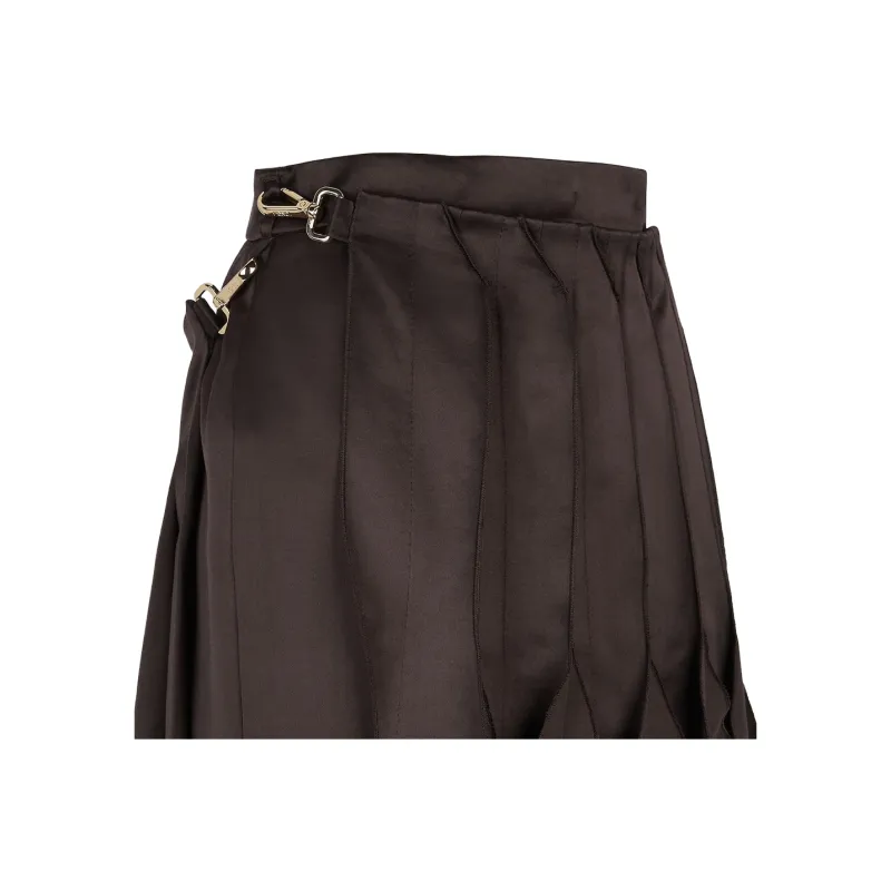 FENDI Casual Short Skirts Women's Brown-2