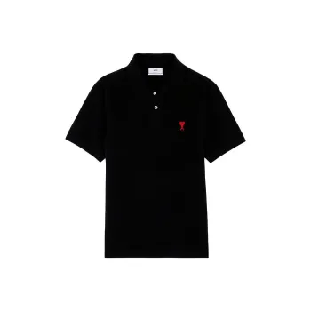 AMIPARIS SS21 Polo Shirt Unisex Black