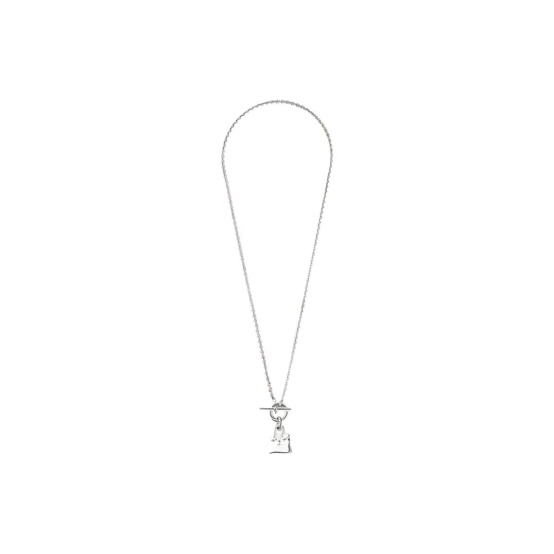 HERMES 925 Sterling Silver Necklaces Women's-1