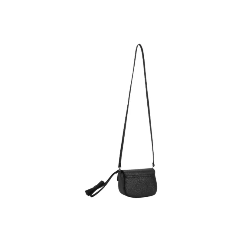 PUMA Hello Kitty Collaboration Artificial Leather Shoulder Bag Mini Women's Black-1
