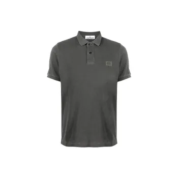 STONE ISLAND Polo Shirts Men Gray
