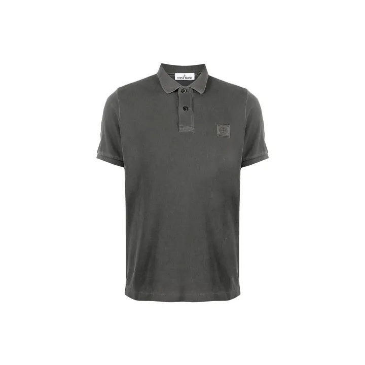 STONE ISLAND Polo Shirts Men Gray-0