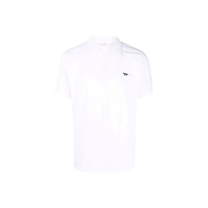 Maison Kitsune Polo Shirts Men White-0