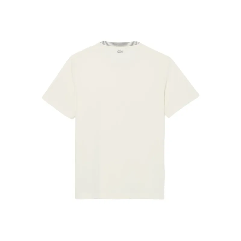 LACOSTE Embroidered Cotton T shirt-1