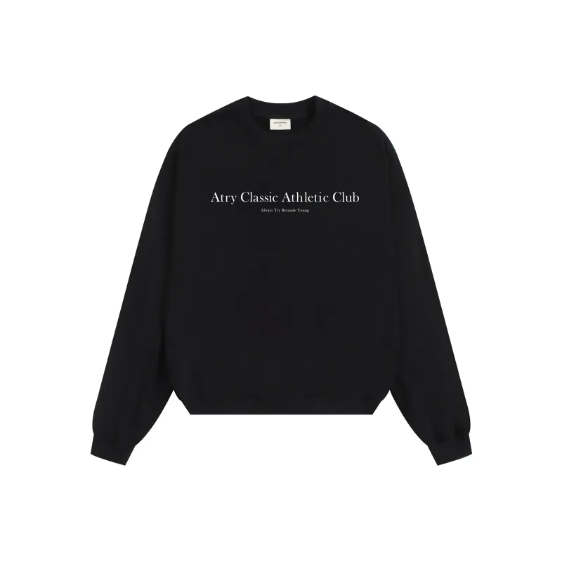 Atry Alphabet Slogan Series Sweatshirt Unisex-3