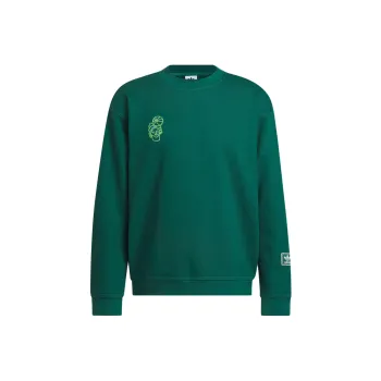 Adidas Originals Hoop York City Sweatshirt Unisex Forest Green