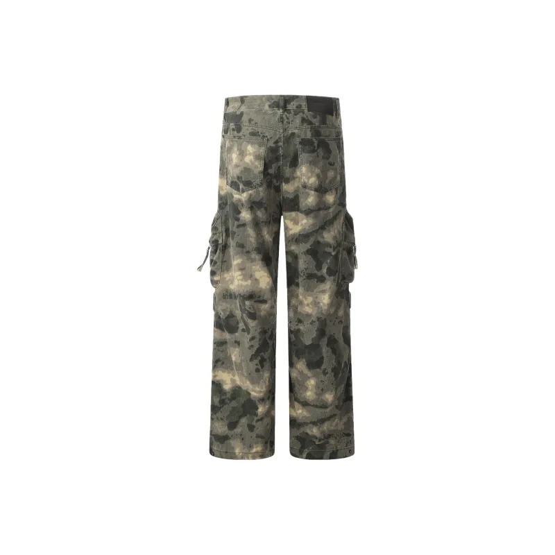 LESS BEARS Jeans Unisex Camouflage-1