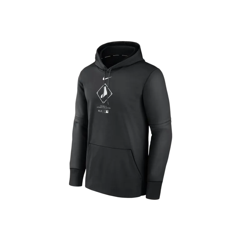 Nike Chicago White Sox City Connect Practice Men's Nike Therma Mlb Pullover Hoodie-0