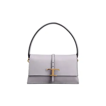 TOD'S T Timeless Calfskin One Shoulder Handbag Mini Women's Purple