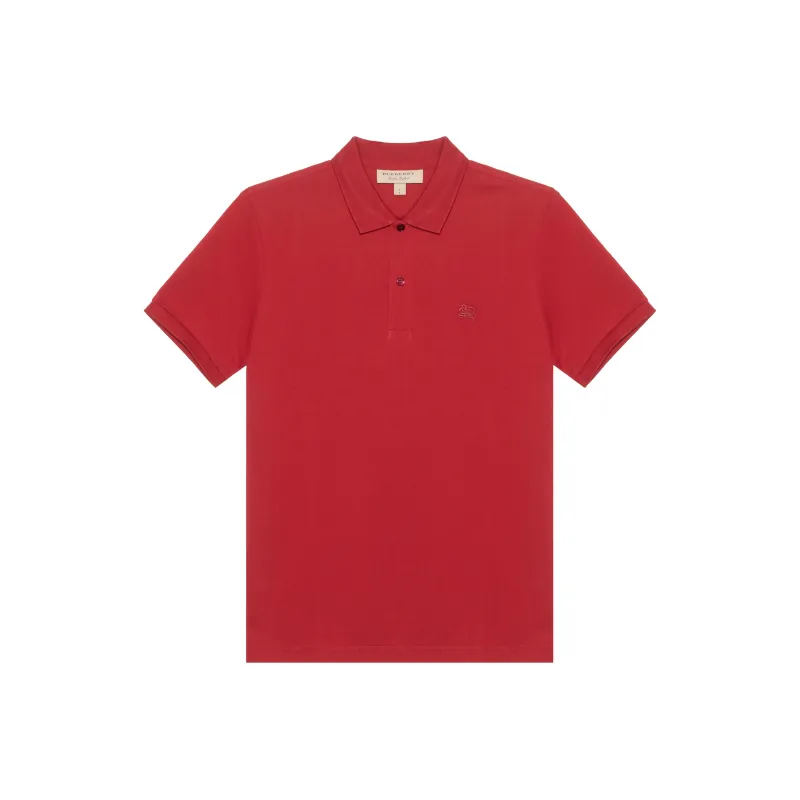 Burberry Polo Shirts Men Red-0