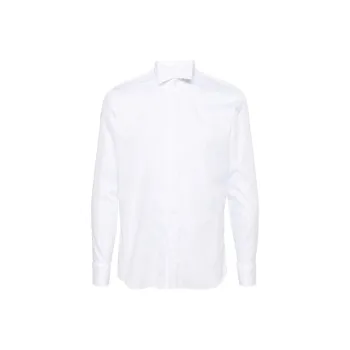 Tagliatore Wingtip collar Cotton Shirt