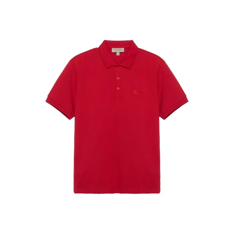 Burberry Polo Shirts Men Red-0