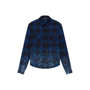 AMIRI Crystal Painter Flannel Shirt