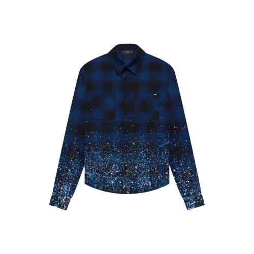 AMIRI Crystal Painter Flannel Shirt