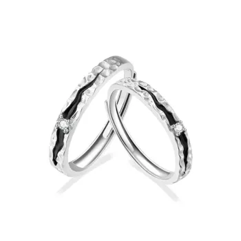 Chongqing Gold Store S925 Silver/Cubic Zirconia Rings Unisex