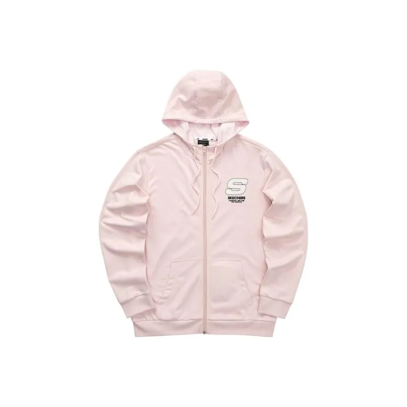 Skechers Colorful Sweatshirts Unisex Gray Pink-0