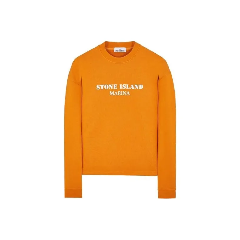 STONE ISLAND Sweatshirt Unisex Rusty Yellow-0